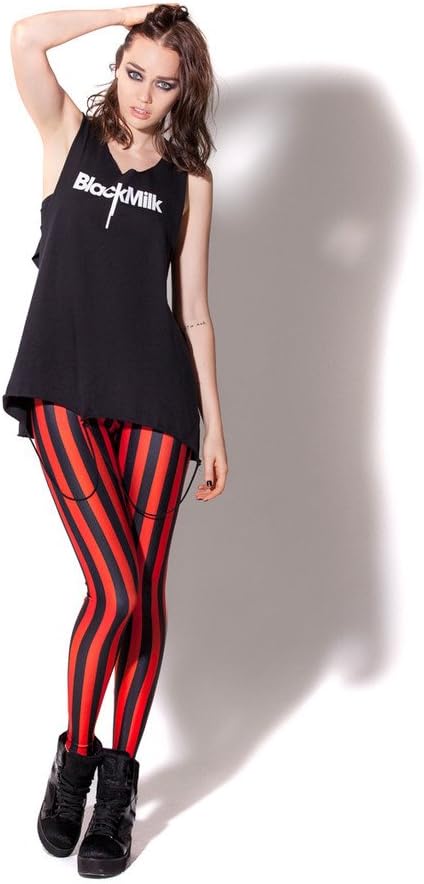 Women's High Waist Pure Color Digital Printted Ankle Elastic Tights Legging - Image 4