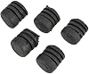 Car Bonnet Rubber Buffer Hood Stopper Bumper Cushion Engine Stop 5 Pack Set Compatible with For Black Rubber Material Direct Replacement