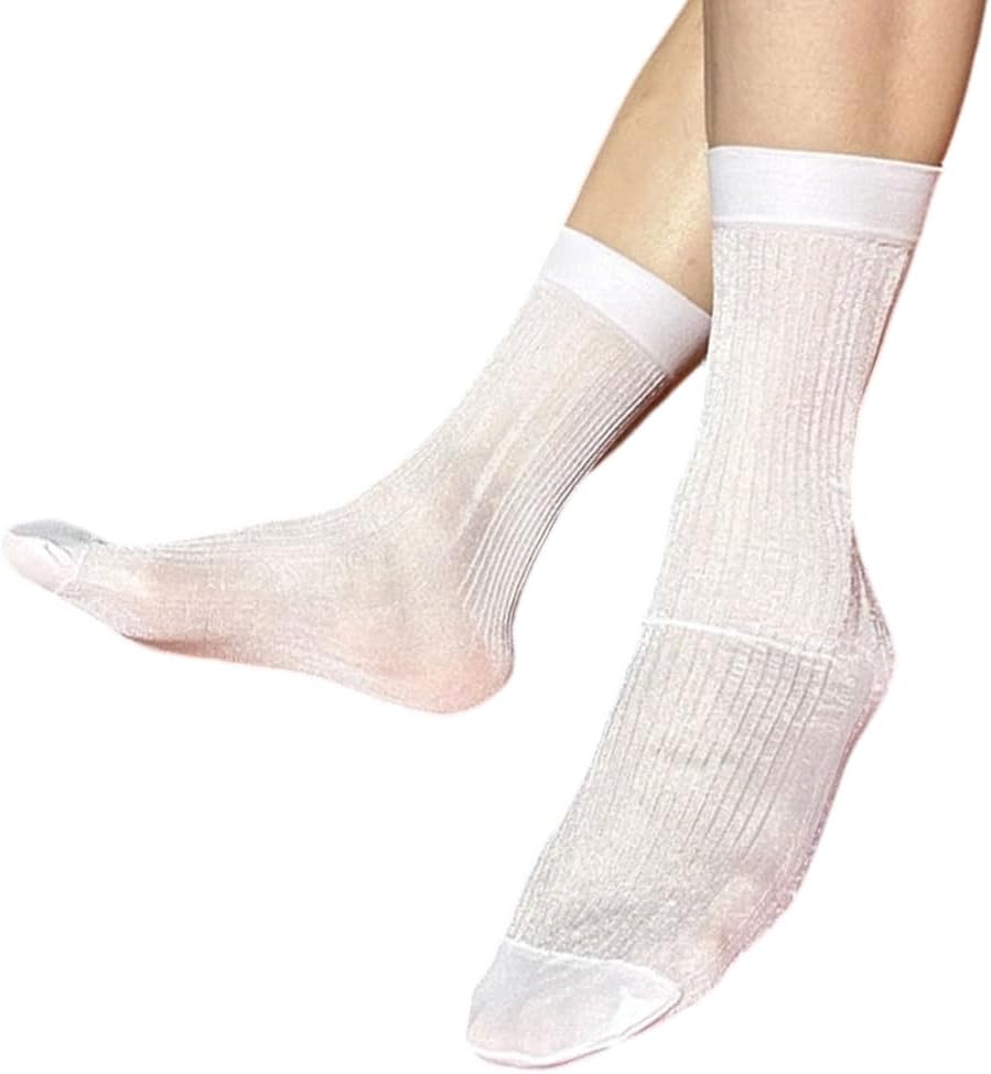 Men Dress Socks Casual Business Socks Soft Nylon Work Trouser Sock Breathable Ankle Crews