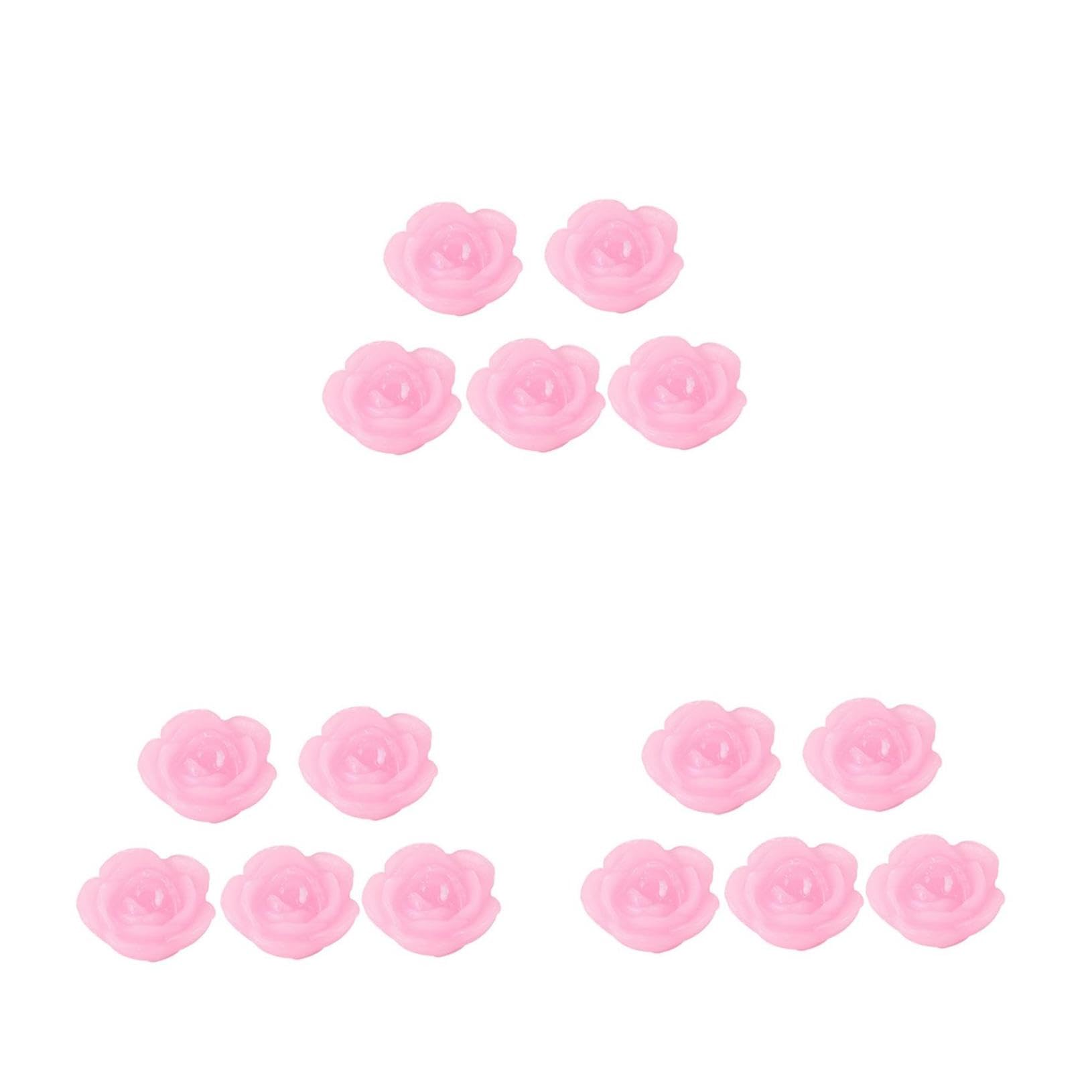 15piezas Velas Flotantes De Rosa Decorativas Para Bodas y Festividades Crea Un Romántico Agua Aromáticas y Coloridas