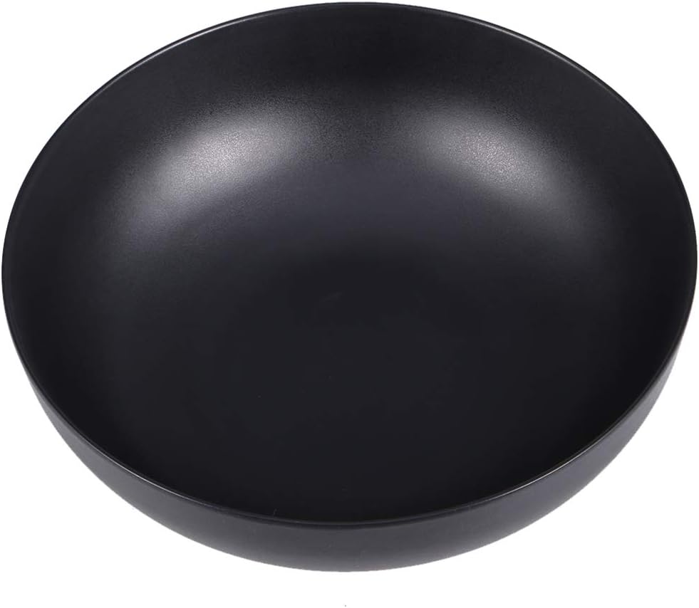 Large Black Bowls Imitation Porcelain Bowl Large Serving