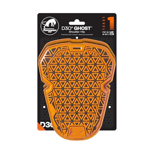 Furygan Protection EPAULES OU HANCHES D3O GHOST L1 Unisexe - Une paire de protection Invisible D3O Discrète homologuées Niveau 1 pour Pantalon Jean de Moto -...