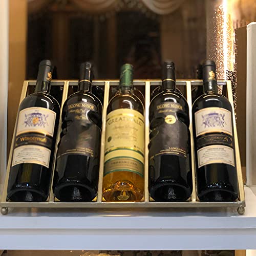 Soporte de vino para 5 botellas, de hierro miniatura 4