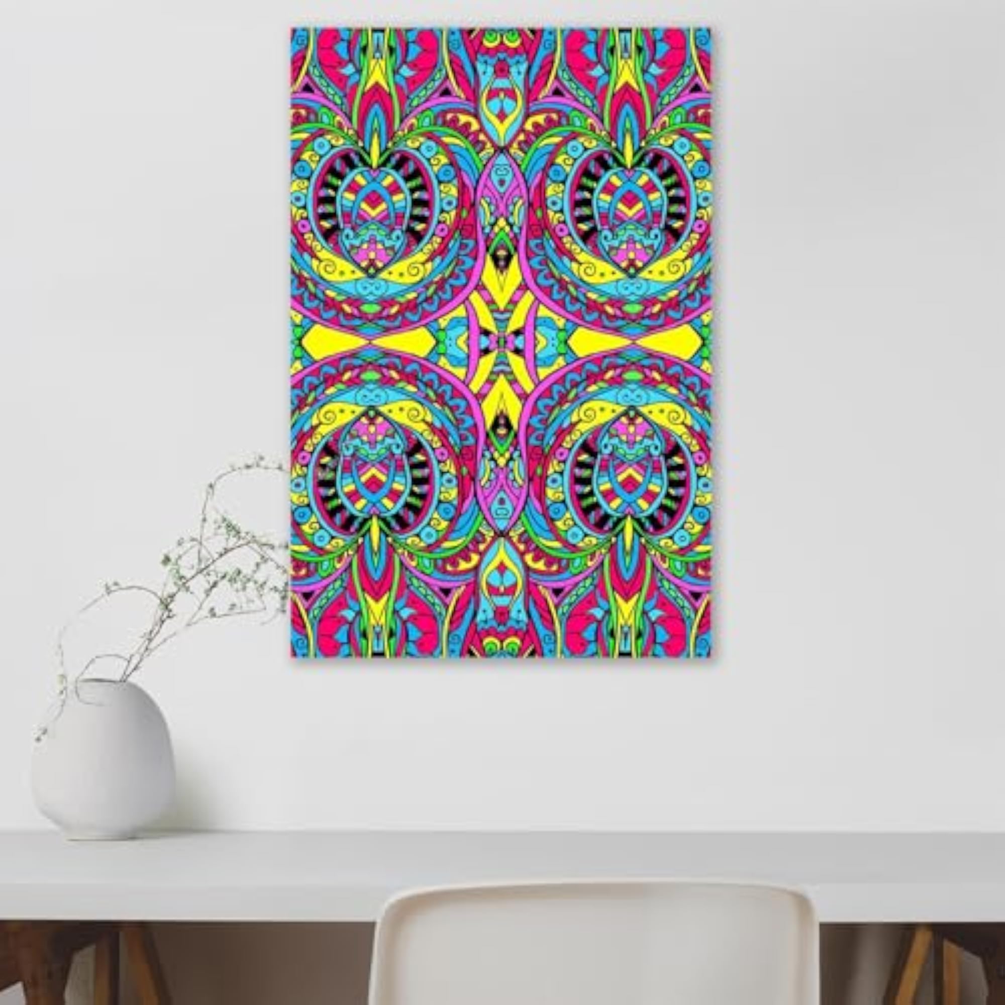 Traditional Motif Element D7 Wall Sticker
