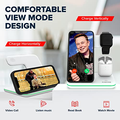 Canyon 3 in 1 Ladestation für Apple Watch, iPhone und AirPods