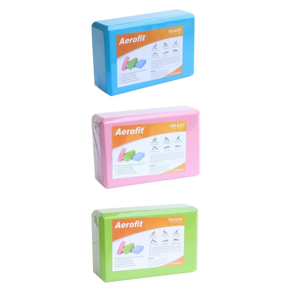 Aerofit Yoga Block – Supportive Latex-Free EVA Foam | Soft Non-Slip Yoga Brick for Stability & Balance (Pack of 1)-image-10