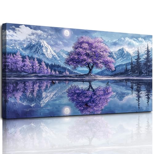 hyidecorart Tableau Decoration Murale Salon Grand, 50x100 cm Impression sur Toile, Cadre Decoration...
