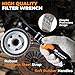 MateAuto Oil Filter Wrench Set, 8 Piece Adjustable Oil Filter Wrenches 2-3/4