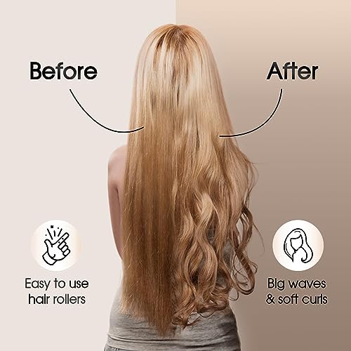 ieron 30 Pcs Hair Hook and Loop Rollers with Clips - Image 2