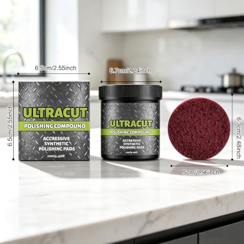 2Pcs Surface Restoration Polish with Pad,Multi-Surface Scratch Remover,Polishing & Surface Protection,Ungraded Long-Lasting Tire Dressing with Wet Gloss Look Finish for Car, Motorcycle More — view 6