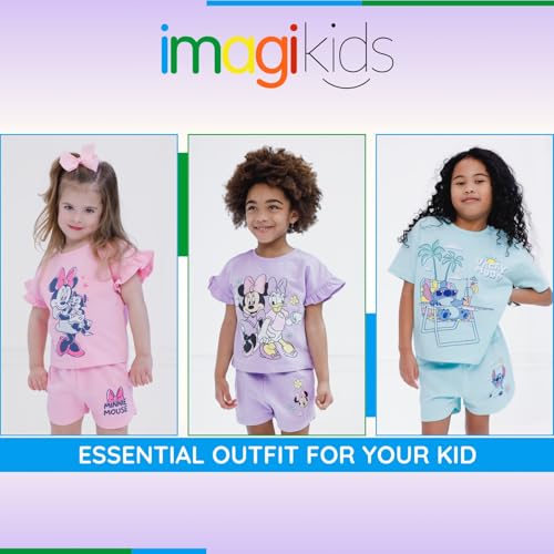 Image of Disney French Terry T-Shirt and Shorts Outfit Set Infant to Big Kid Sizes (12 Months - 14-16)