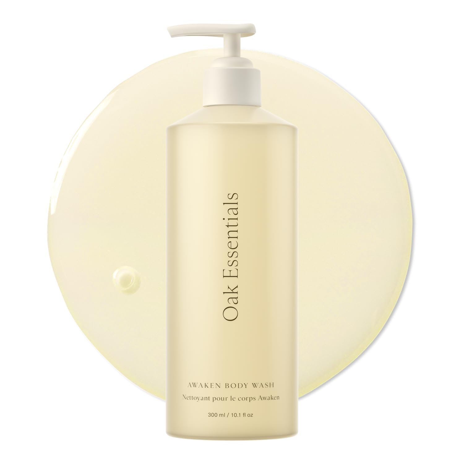 Oak Essentials Awaken Body Wash | Hydrating Shower Gel with Lavender Oil, Cedarwood Oil & Rice Bran Extract, 10.1 Fl Oz