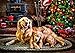 Buffalo Games - Holiday Happiness - 300 Large Piece Jigsaw Puzzle for Adults Challenging Puzzle Perfect for Game Nights - 300 Large Piece Finished Puzzle Size is 21.25 x 15.00