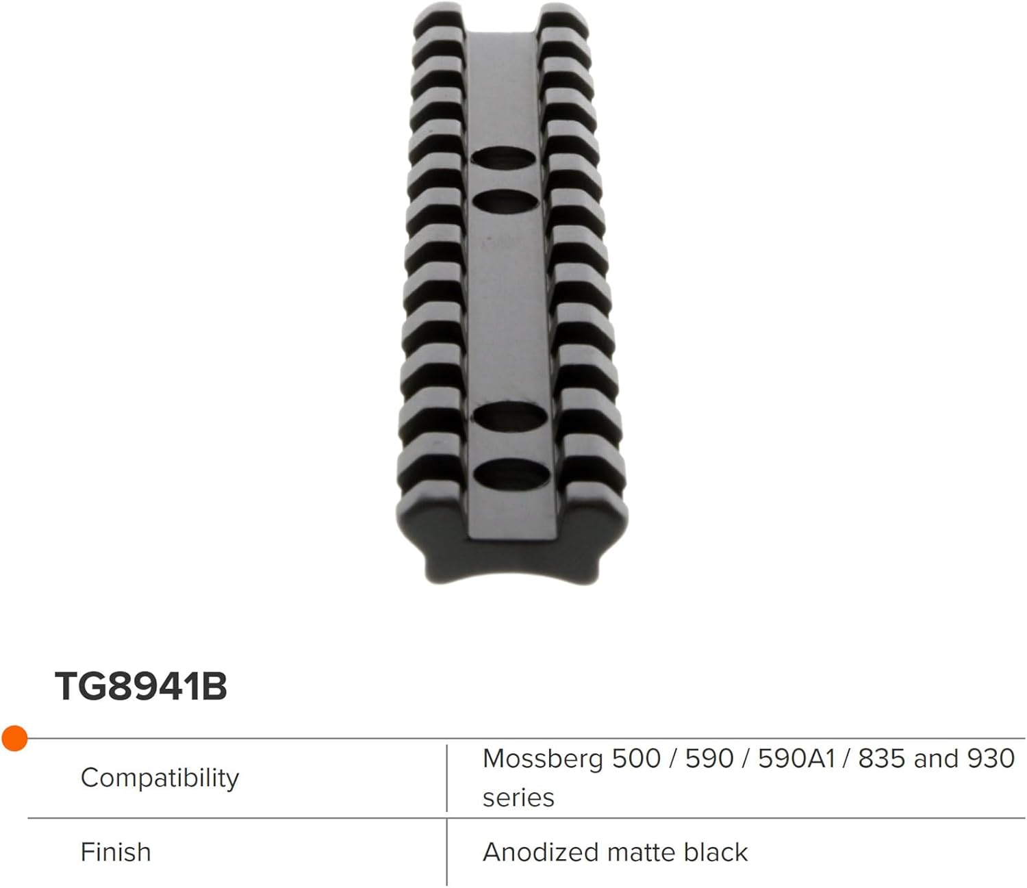 Truglo Optic Rail Compatible with Picatinny Rails for Mounting Optics
