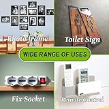 ARMIZ Hook and Loop Tape Self Adhesive, Extra Strong, 10 m Sticky Back Fastening Tape, 20 mm Wide, Double-Sided Strip Tape (White) - Image 5