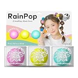 [rainpop] チャームアクセサリー バッグチャーム キーホルダー アクセサリーパーツ シリコン カラフル レディース 子供 3個セット