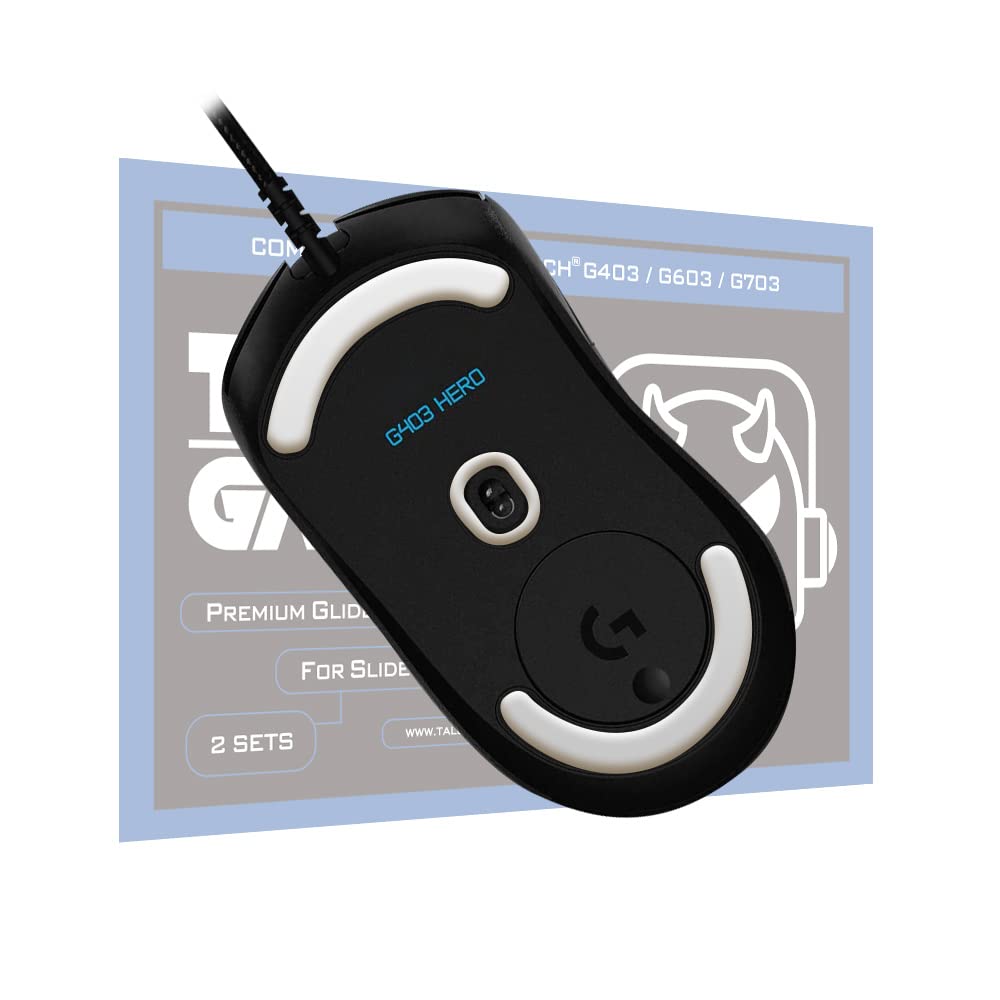 TALONGAMES Piedini per mouse in vetro ultra resistente con