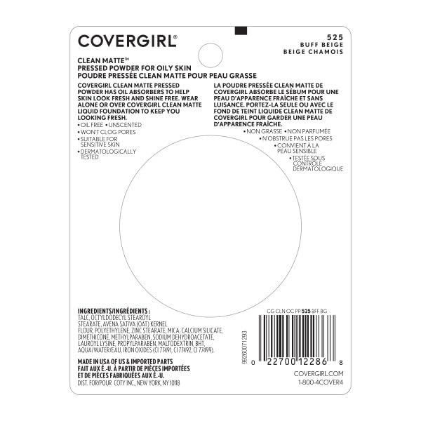 COVERGIRL Clean Matte Pressed Powder - Oil Control