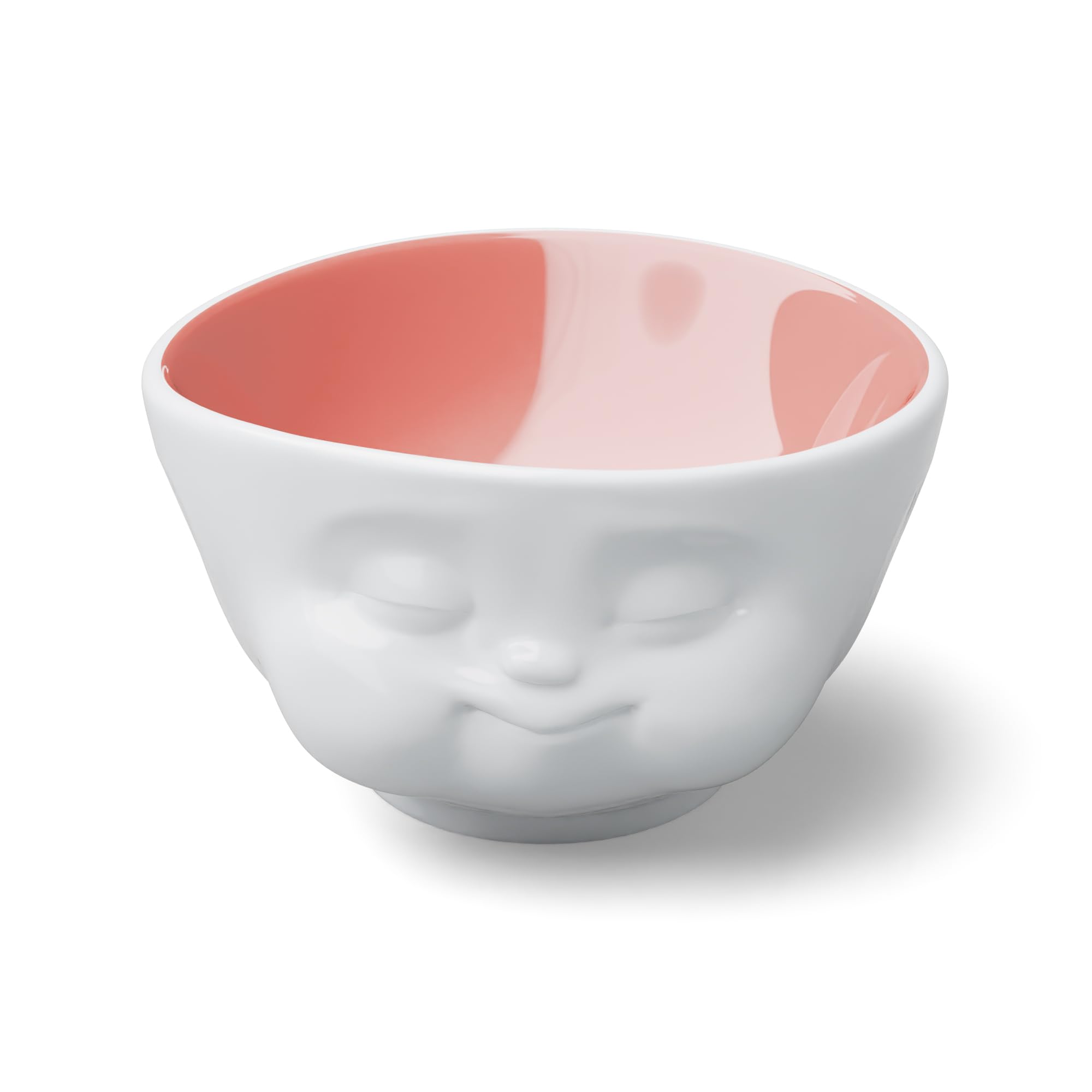 Bol Mampfend FIFTYEIGHT PRODUCTS 500 ml en porcelaine blanche et peche