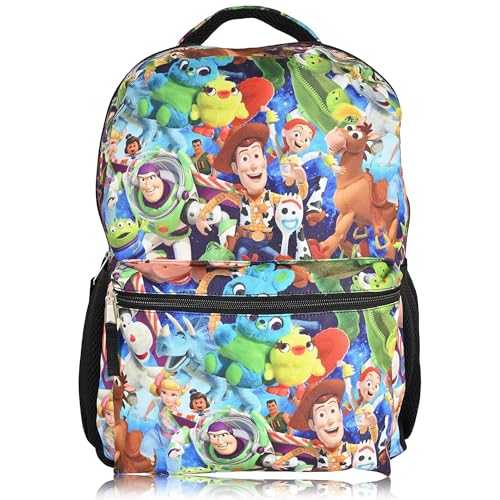 Toy Story Backpack For Kids | Woody, Buzz Lightyear Bookbag For Toddlers, Boys, Girls | Officially Licensed Pixar Backpacks For Toys
