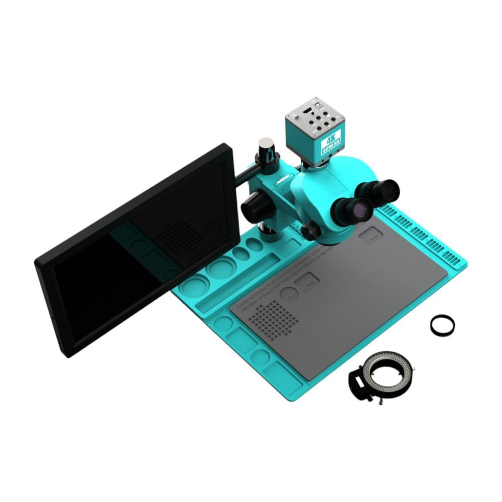 Trinocular Microscope with 4k Monitor and 4K Camera RF4 RF7050TVD2-4KC2-M156 7-50c