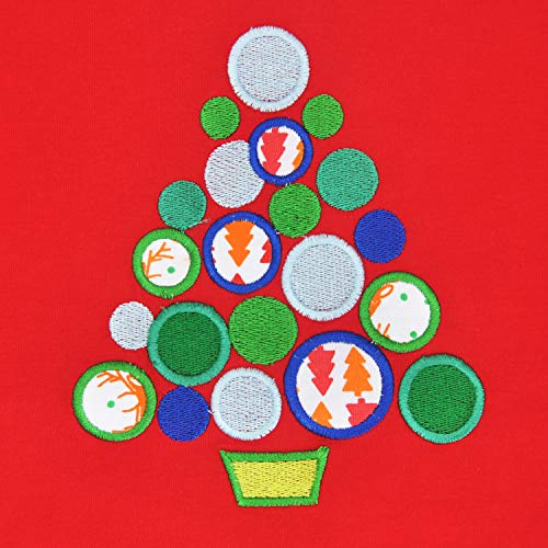 Tphon Girls Christmas Pajamas Toddler Boy Kids Holiday Pajamas Set Santa PJS Winter Sleepwear Children Clothes(Size 2T-12Y)4