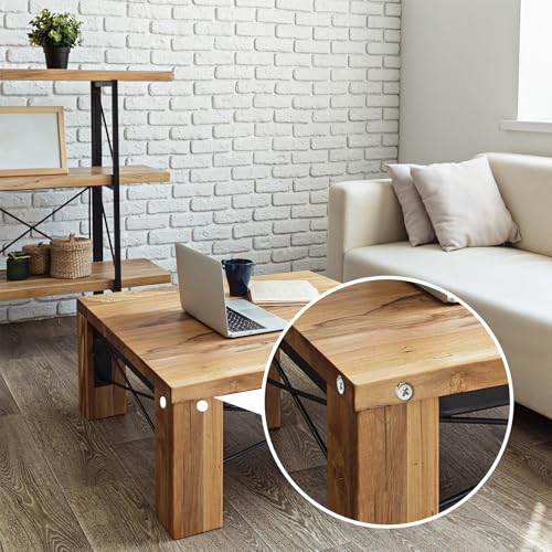 Nogeqi 290 Stück Weiß Abdeckkappen Für Schrauben, 12mm/15mm/21mm Selbstklebend Schraubenabdeckung Weiße, Schraubenabdeckung Weiss Für Bohrlöcher, Möbeln, Schreibtischen, Schränken Und Wänden