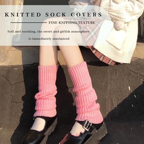 Image of 2 Pcs Leg Warmers Y2k, Leg Warmers, Y2k Accessories, Cute Kawaii Cream Legwarmers for Women Winter