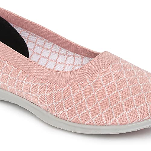 Image of Marc Loire Women's Lightweight Athleisure Knitted Active Wear Slip-On Ballerina Casual Shoes for Daily Walking