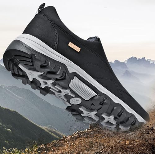 Men's Fashion Lightweight Canvas Orthopedic Walking Slippers Non Slip Casual Arch Supported Driving Flat Shoes Comfortable and Breathable Canvas Shoes3