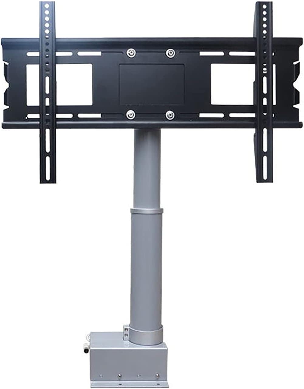 Elevador motorizado multifunción para TV, Alturas telescópicas, Dos métodos de instalación, para televisores de Pantalla Grande de 26 a 70 Pulgadas, Capacidad de Carga: 4