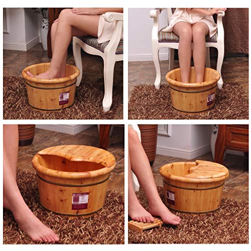 Spa de Pies de Madera Cedro, Masaje y Baño 26 cm miniatura 4