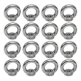Packungsinhalt: Das Paket enthält 16 ringmutter m5 edelstahl M5, Farbe Silber.