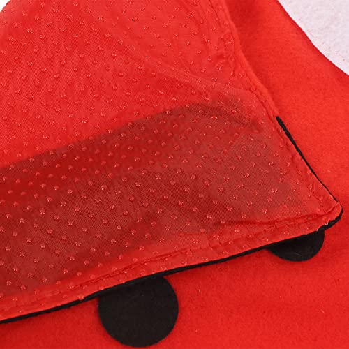 Hapivida 3-teiliges Weihnachten Badezimmer Set Cartoon Muster WC Toilettendeckelbezug, Teppich, Abdeckung für Wasserspeicher, für Hotel Kindergarten Einkaufszentrum – Bild 7