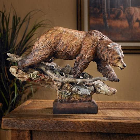 Escultura de oso Wild Wings Taking the Lead miniatura 2