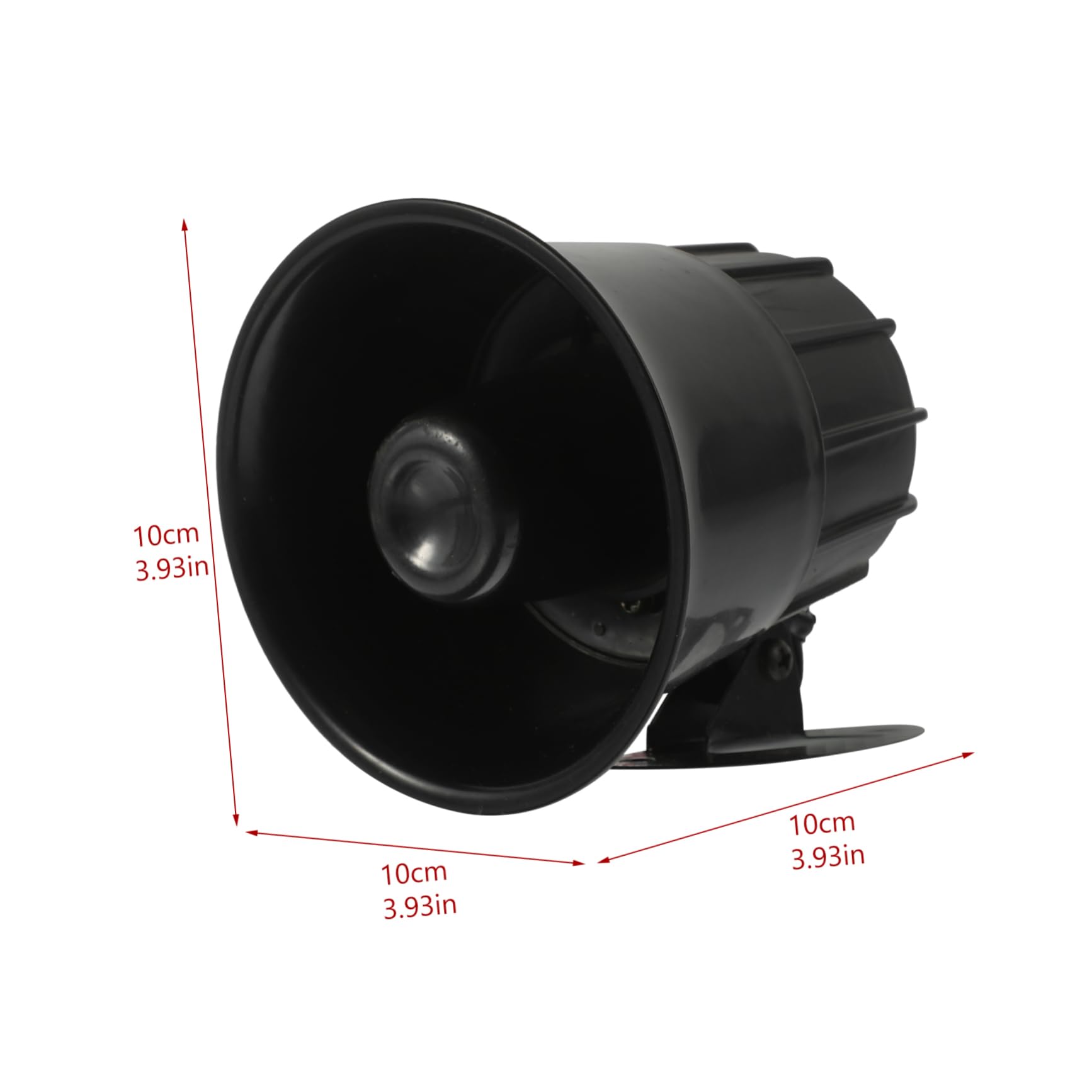 FONDOTIN 12V Siren Alarm Replacement Pa Speaker for Vehicle Outdoor Automotive Siren Horn Loud Single Tone Siren for Car Truck