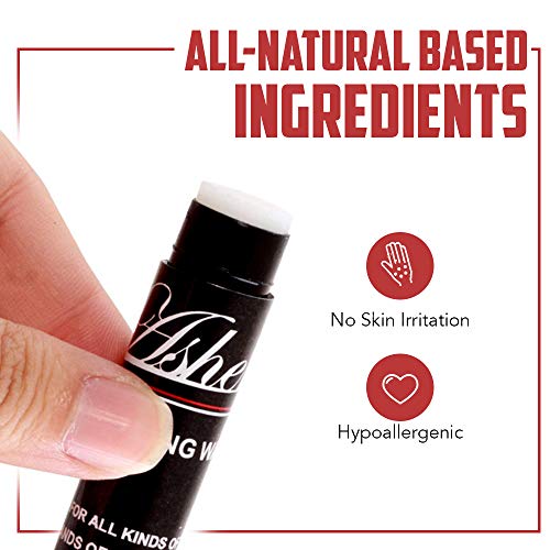 3 Pieces Asher Archery Bowstring Wax – Protective Rail Lube Wax For Compound, Crossbow, Xbow, Longbow, Recurve Bow Strings – All Natural, Scent Free Bowstring Wear & Friction Reduction Wax Conditioner #TOP3