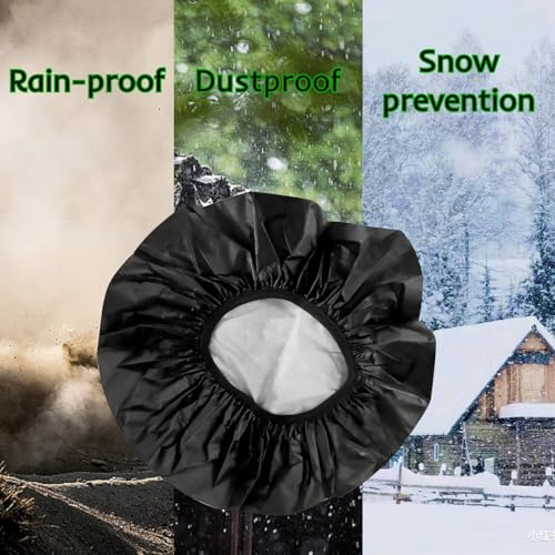 Regenhülle für Regenüberzug Rahrradkorb Fahrradtasche Gepäckträger 35L Wasserdichte Schwarz, Robuste Schutzhülle in Schwarz, Ideal für den Schutz Ihrer Fahrradtasche vor Regen, Schlamm und Staub