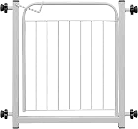 Portão Grade Pet Cães 69 cm Altura, Ajustável 68 a 73 cm e 78 a 83 cm com Extensor, Açomix, Branco