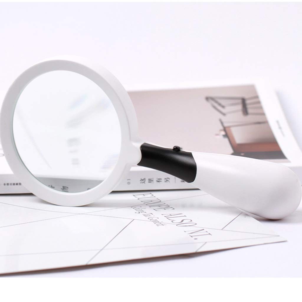 Lente d'ingrandimento portatile con luci LED, lente d'ingrandimento per hobby, anziani, degenerazione maculare