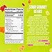 SmartSweets Sour Gummy Bears, Candy with Low Sugar (4g), Low Calorie, Free From Sugar Alcohols, No Artificial Colors or Sweeteners, (Pack of 12)