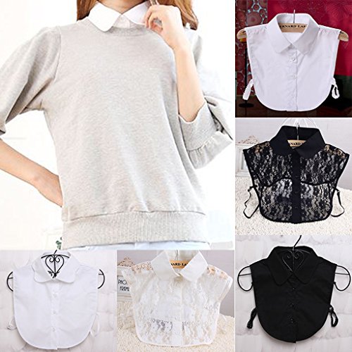 Qiuxiaoaa False Collare Donna Selvaggia collo