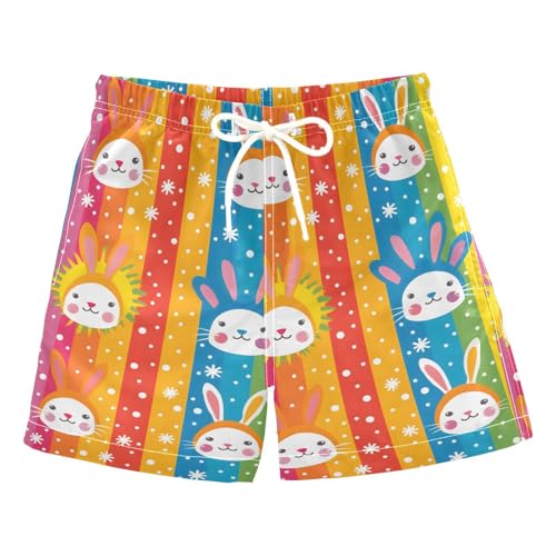 Rabbits Face Sunstar Boys Swim Trunks Toddler Shorts Swimwear Boardshorts