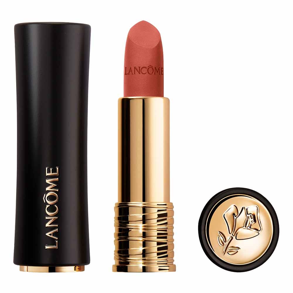 Lancôme L'Absolu Rouge Drama Matte Lipstick - Pogrubione, pudrowe matowe wykończenie, trwały komfort i nawilżenie, francuski dramat 200
