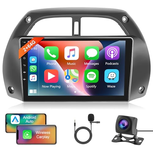2G+64G Android Autoradio für Toyota RAV4 2001-2006 mit Wireless Carplay Android
