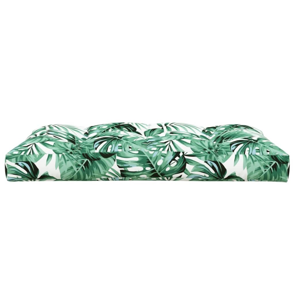 Cuscino per pallet, verde, 120 x 80 x 12 cm, in tessuto, impermeabile, con morbida imbottitura in fibra cava, antiscivolo, versatile, per sedie da giardino, balcone, terrazza, interni ed