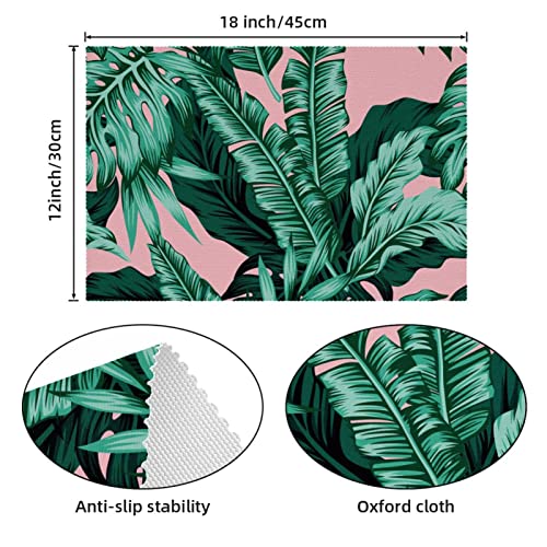 Set de table feuille de palmier : la solution anti-glisse et chaleur pour vos repas - 5
