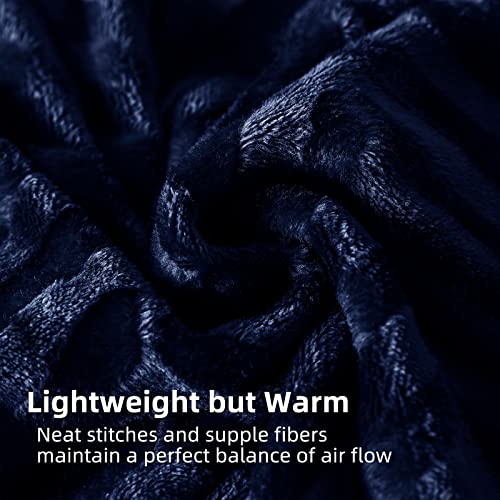 Whale Flotilla Flannel Fleece King Size Blanket for Bed 230x264 CM Soft Fluffy Velvet Bed Blanket with Decorative Chevron Pattern for All Season Warm and Lightweight - Image 4