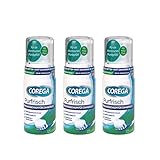 3x COREGA Purfrisch Reinigungsschaum für Zahnersatz, 125 ml, Materialschonend
