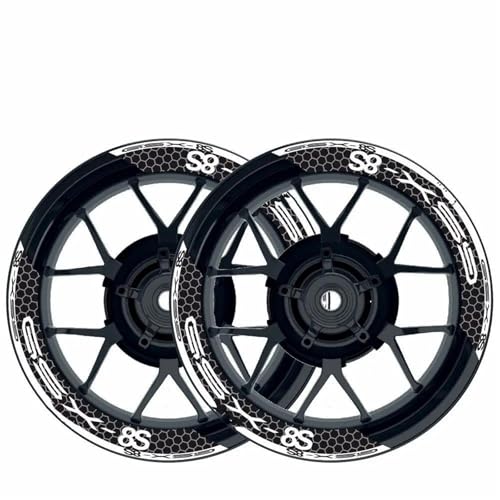 Autocollants Roue Suzuki GSX-8S Jante Réfléchissante Style 3